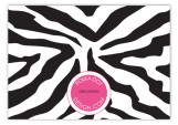 Black Zebra Enclosure Card