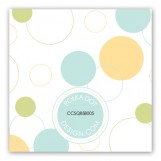 Blue Bubble Dots Gift Tag