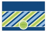 Blue Graduation Cap Flat Note Card