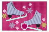 Celebrate and Winter Skate Party Invitations
