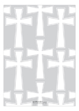 Grey Cross Banner Invitation