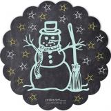 Chalkboard Snowman Invitation