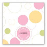 Pink Bubble Dots Gift Tag