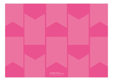 Pink Pennant Photo Card