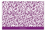 Pretty in Purple Flat Note Card
