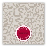 Red Leopard Duo Gift Tag