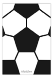 Soccer Banner Flat Note Card