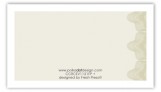 Soft Tan Currency Calling Card