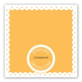 Spring Scalloped Citrus Gift Tag