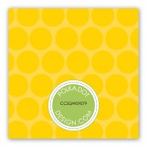 Yellow Flying Floral Gift Tag