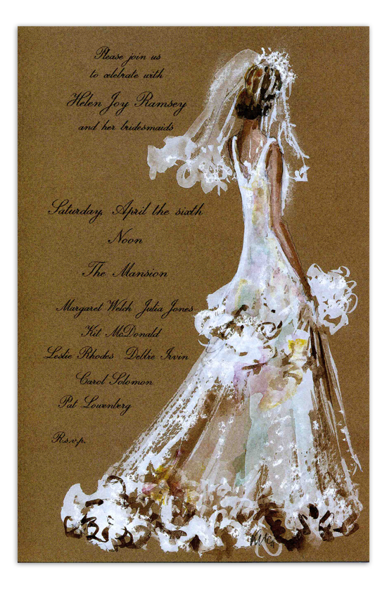 Bridal Lace Invitation