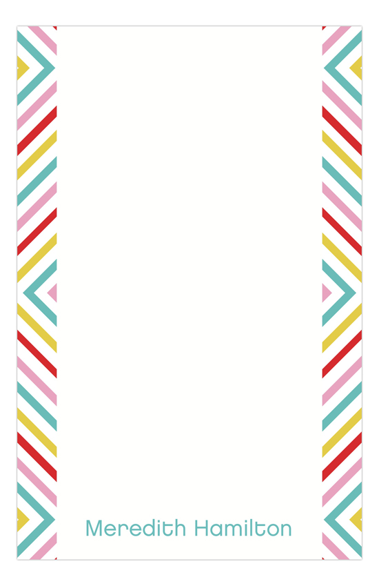 Bright Graphic Sides Notepad