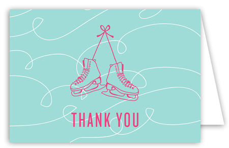Grab Your Skates Folded Note Card