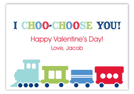 I Choo-Choose You Valentine Card