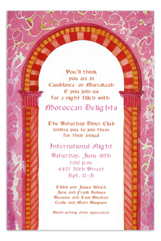 Marrakesh Invitation
