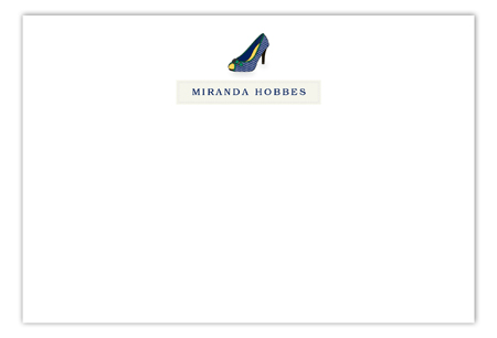Miranda High Heel Flat Note Card