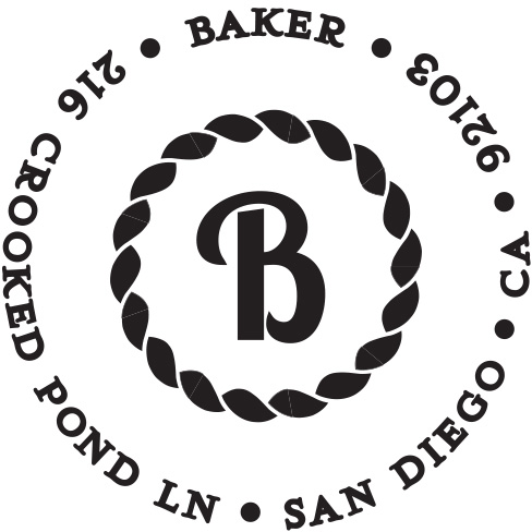 Baker Personalized Stamp