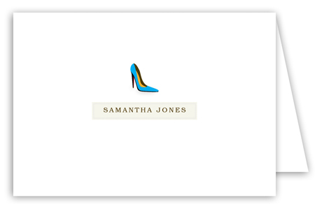 Samantha High Heel Note Card