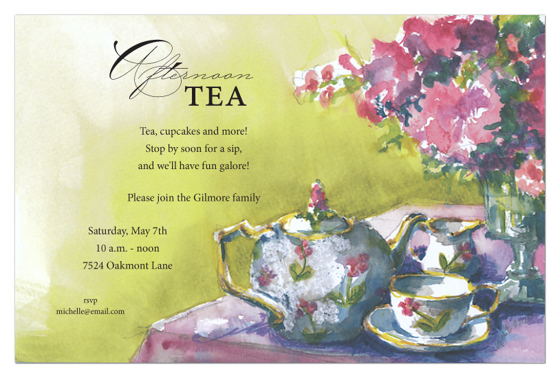 Tea Party Invitation