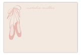 Ballet Shoes Flat Note Card
