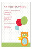 Birthday Owl Invitation