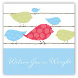 Blue Birds on a Wire Gift Tag
