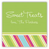 Easter Candy Stripes Gift Tag