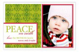 Green Peace on Earth Photo Card