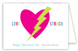 Love Struck Folded Valentine Card