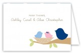 Nested Twins Folded Note Card