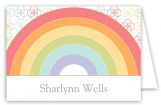 Rainbow Birthday Folded Note Card