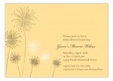 Yellow Flowers Invitation