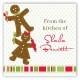 Gingerbread Folks Square Sticker