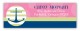 Pink Anchors Away Address Label