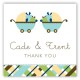 Twin Boy Carriage Gifts Gift Tag
