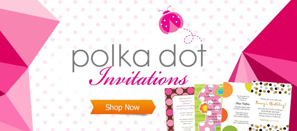 Polka Dot Invitations