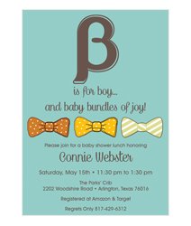 Baby Shower Invitations for Boys