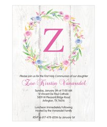 First Communion Invitations