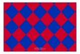 Red and Blue Checkerboard RSVP