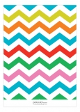 Summer Rainbow Chevron