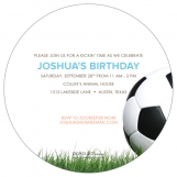 Soccer Ball Party Invitation