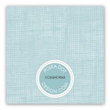 Aqua Wintertime Gift Tag