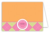 Argyle Folded Note Card