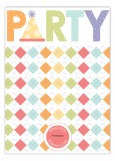 Argyle Party Photo Card