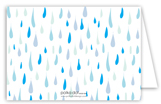 Baby Shower Umbrella Boy Note Card