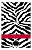 Black and Red Zebra Photo Card