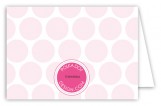 Black Polka Dot Undies Folded Note Card