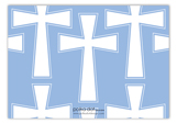 Blue Cross Banner Enclosure Card