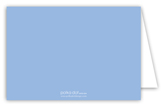 Blue Cross Banner Note Card