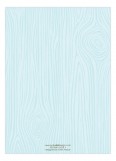 Blue Faux Bois Photo Card